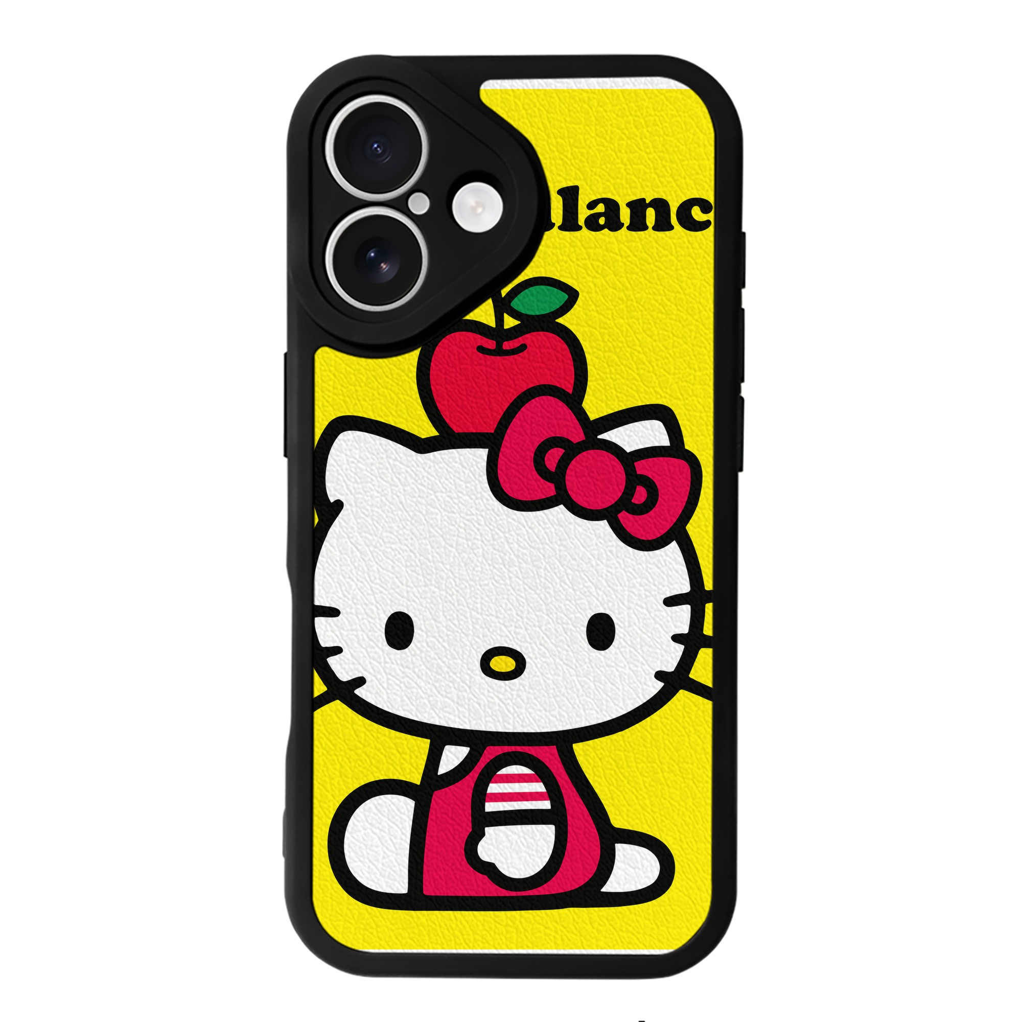 （画像用） Hello Kitty ハローキティ 【iPhone 16シリーズ対応】シリコンスマホケース（レザー調） 材質：シリコン